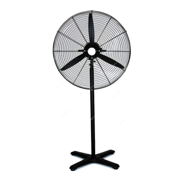 Pak Heavy Duty Industrial Stand Fan, PW3-30, 280W, 30 Inch Blade Dia, Grey/Black