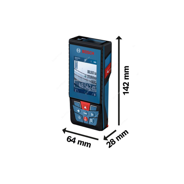 Bosch Professional Laser Distance Measure, GLM-100-25-C, IP54, 0.08-100 Mtrs Measuring Range