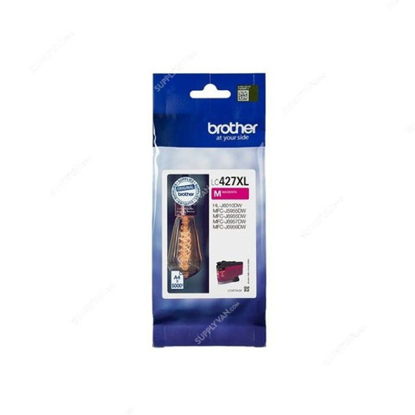 Brother Original High Yield Ink Cartridge, LC427XL, 5000 Pages, Magenta
