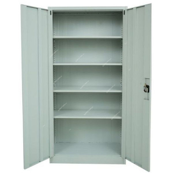 Swing Double Door Office Cupboard, OC02DG07, 0.7MM Thk, 183CM Height x 90CM Width x 40CM Depth