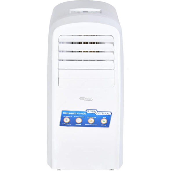 Super General Portable Air Conditioner, SGP204T3, Rotary, 220-240V, R410a, 20000 BTU, White Super General Portable Air Conditioner, SGP204T3, Rotary, 220-240V, R410a, 20000 BTU, White