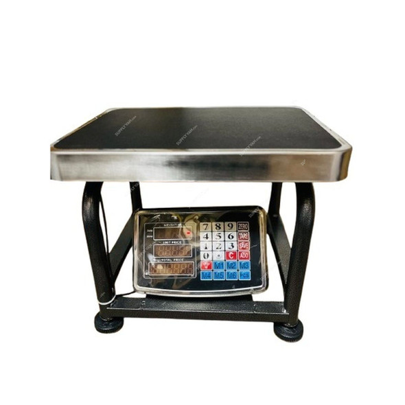 Weighing Scale Table, Stainless Steel, 30CM Width x 40CM Length, 200 Kg Weight Capacity