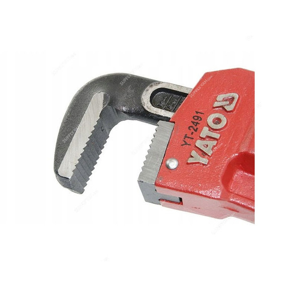 Yato Heavy Duty Pipe Wrench, YT-2491, Aluminium, 18 Inch Length