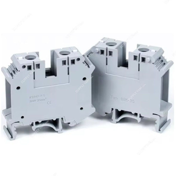 Rail Mounting Connector, 35MM, Grey, 20 Pcs/Pack