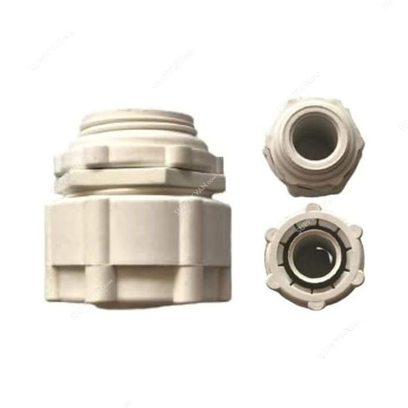 PVC Flexible Adapter, 20MM Inner Dia, White, 100 Pcs/Pack