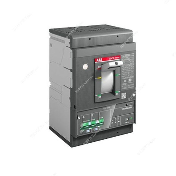 Abb XT5S 400 Ekip Dip LS/I Moulded Case Circuit Breaker, 1SDA100423R1, 3 Pole, 690VAC, 320A, 50kA