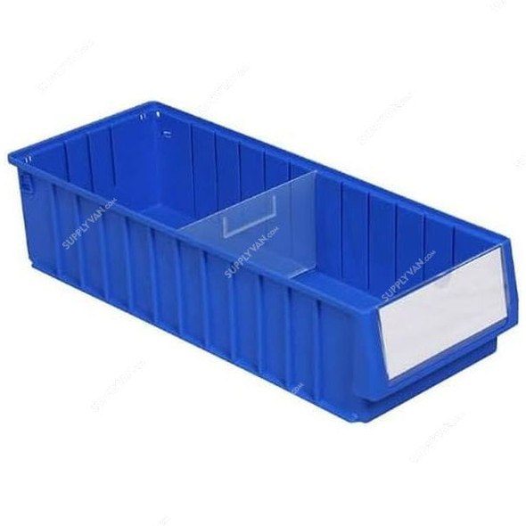 Excellent Plastic Shelf Bin, EP-6214, Polypropylene, 14CM Height x 23.5CM Width x 60CM Length, Blue