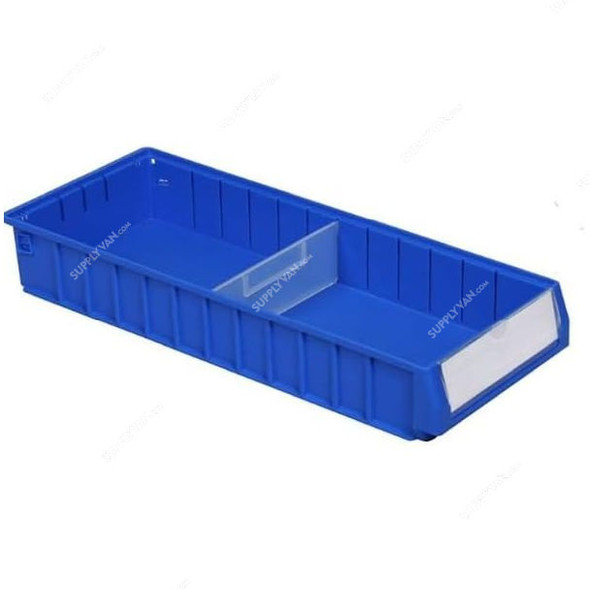 Excellent Plastic Shelf Bin, EP-6209, Polypropylene, 9CM Height x 23.5CM Width x 60CM Length, Blue