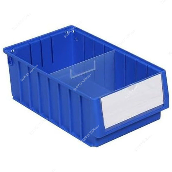 Excellent Plastic Shelf Bin, EP-4214, Polypropylene, 14CM Height x 23.5CM Width x 40CM Length, Blue
