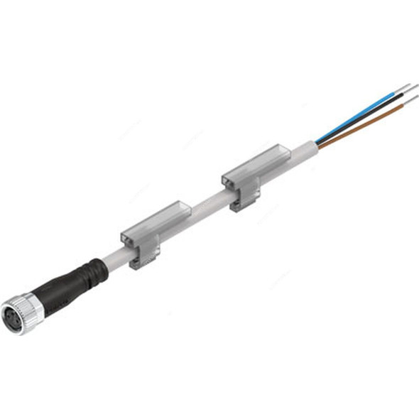 Festo Signal Cable For Sensor/Automation, 541334, M8 to M12, 60V, 3A, 5 Mtrs Length