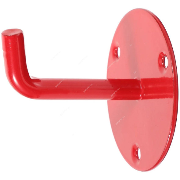 Wall Mounted Fire Extinguisher Hook, Red