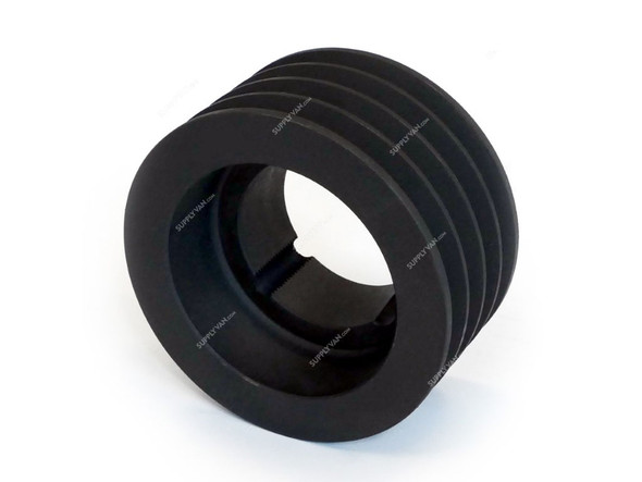 Tsi SPB Type 3020 Taper Bush V-Belt Pulley, Cast Iron, 4 Slots, 60MM Shaft Dia, 300MM Outer Dia