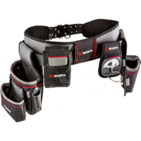 Wurth Heavy Duty Tool Belt, 715930213, 330MM Height x 140MM Width x 890MM Length, 12 Kg Loading Capacity