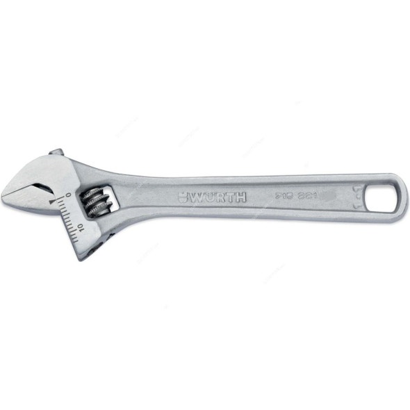Wurth Adjustable Open End Wrench, 71522106, 48MM Head Size, 6 Inch Length