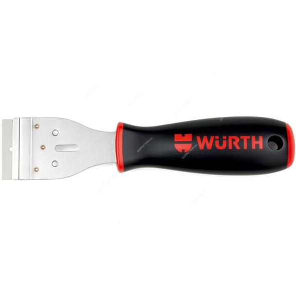 Wurth Blade Scraper, 71466335, Stainless Steel, 180MM Length, Black