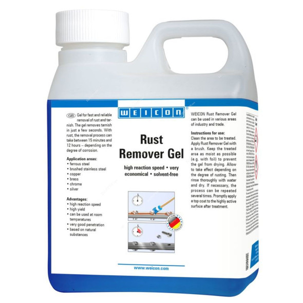 Weicon Rust Remover Gel, 10101908, 1 Ltr, Blue
