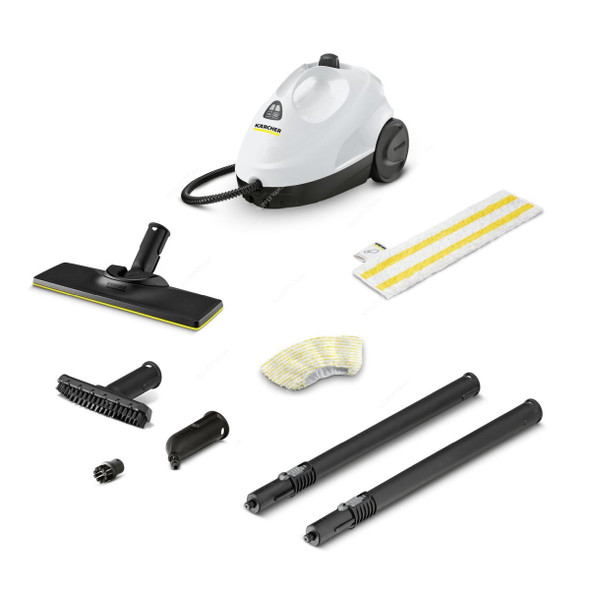 Karcher SC 2 EasyFix Steam Cleaner, 15126040, 1500W, 3.2 Bar, 1 Ltr Tank Capacity