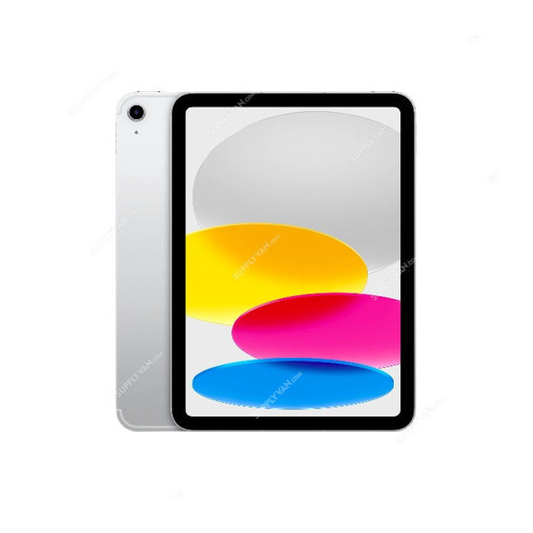 Apple iPad 11th Generation Tablet With Screen Guard and Case, A16, 12MP, 11 Inch Display Size, WiFi+Cellular, 256GB Storage, Silver