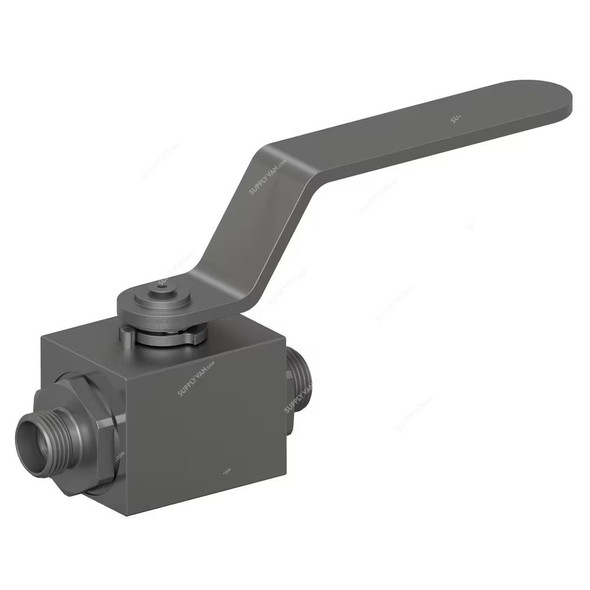 Parker 2-Way Ball Valve, KH12L71X, Stainless Steel, 500 Bar, 12MM Connection Size