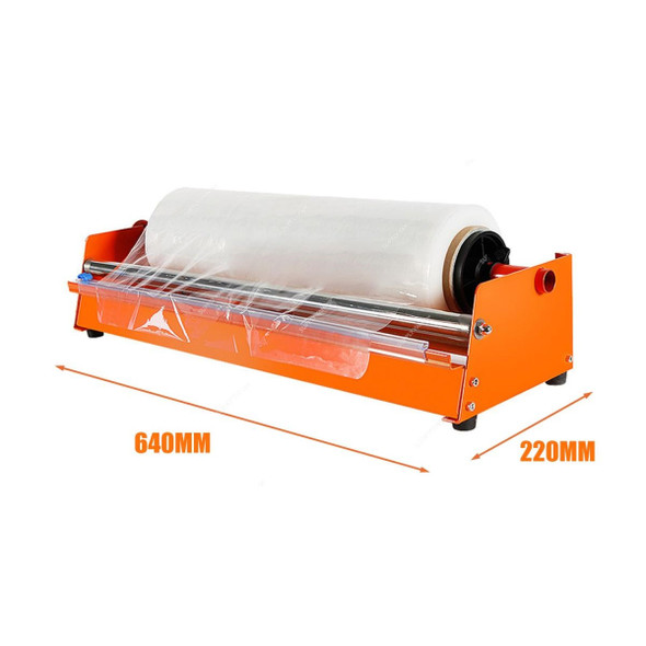 Stretch Film Dispenser With Cutter, 220MM Width x 640MM Length, Orange Stretch Film Dispenser With Cutter, 220MM Width x 640MM Length, Orange