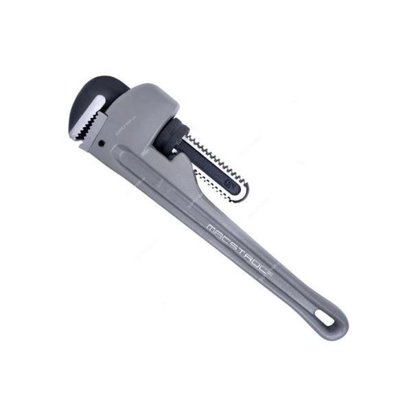 Macstroc Pipe Wrench, MAPW10, Aluminium, 1-1/2 Inch Jaw Capacity, 10 Inch Length