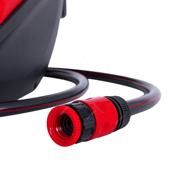 Ecomax Retractable Garden Hose Reel With Adjustable Wall Mount, EMHR053006, 30 Mtrs Length