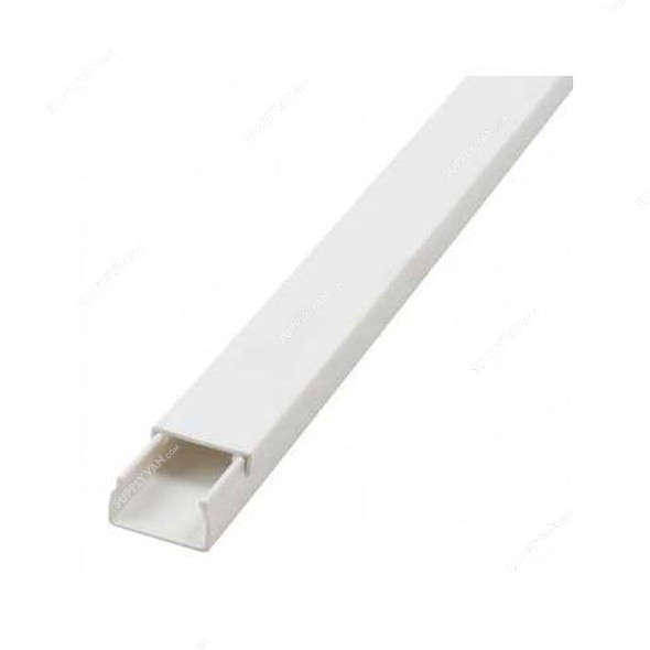 Lsd UPVC Trunking, 16MM Height x 25MM Width x 3 Mtrs Length, White