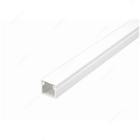 Lsd UPVC Trunking, 16MM Height x 16MM Width x 3 Mtrs Length, White