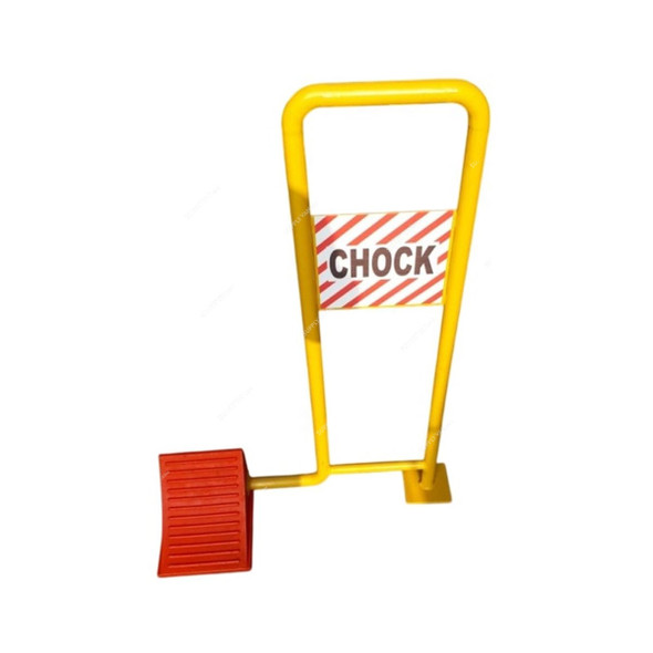 Fabricated Chock Stand, 1000MM Height x 300MM Width, 27MM Pipe Dia