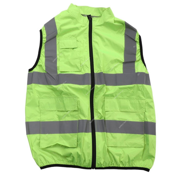 Broleo Cooling Safety Vest With 2 Fans, ‎Polyester, Free Size, Neon