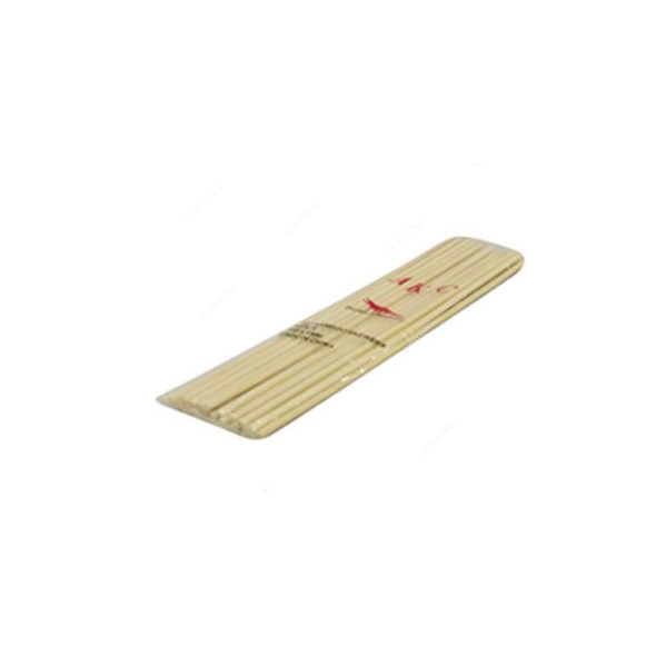 Akc Bamboo Skewers, BS09, 6MM Dia x 14 Inch Length, Beige, 30 Pcs/Pack