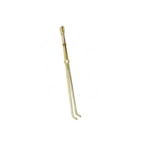 Akc Metallic Charcoal Tong, CC01-40, 40CM Length, Silver