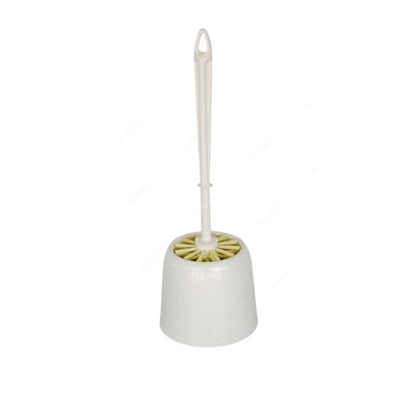 Akc Toilet Brush Set, TC01W, Plastic, Off White