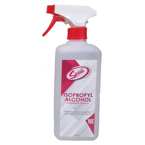 Swish Antibacterial Hand Sanitizing Spray, 70% Ethanol, 650ML