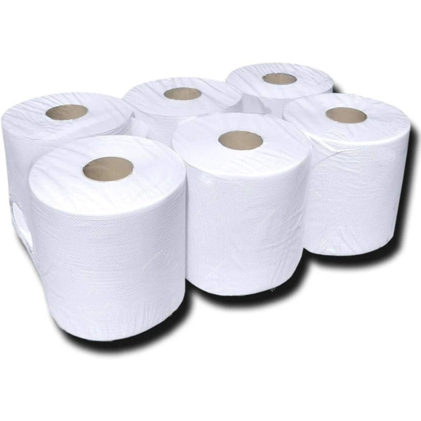 Swish Autocut Tissue Roll, 2 Ply, 650GM, White, 6 Pcs/Pack
