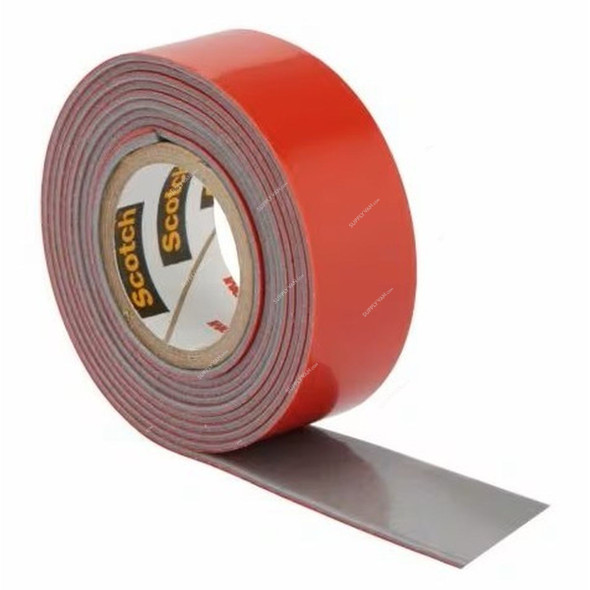3M Scotch Fix Extreme Exterior Double Sided Tape, 25MM Width x 1.5 Mtrs Length, Black
