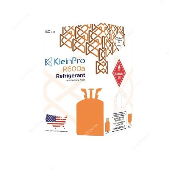 KleinPro Disposable Refrigerant Gas, CH00027, R600A, 6.5 Kg KleinPro Disposable Refrigerant Gas, CH00027, R600A, 6.5 Kg