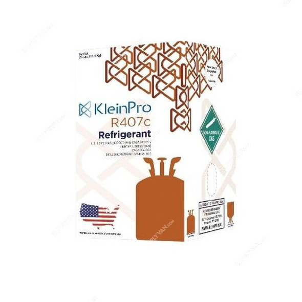 KleinPro Disposable Refrigerant Gas, CH00024, R407C, 11.3 Kg KleinPro Disposable Refrigerant Gas, CH00024, R407C, 11.3 Kg