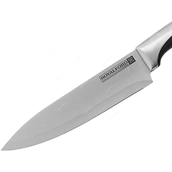 Royalford Kitchen Knife, RF1801-CK, Stainless Steel, 8 Inch Length, Silver Royalford Kitchen Knife, RF1801-CK, Stainless Steel, 8 Inch Length, Silver