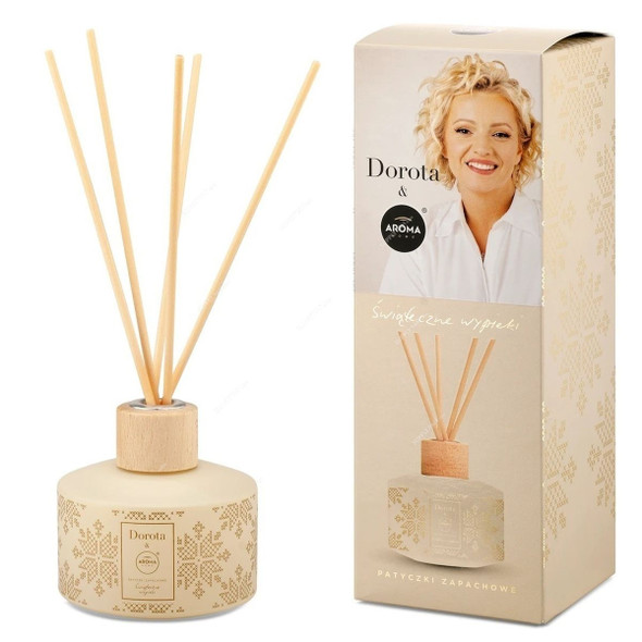 Aroma Home and Dorota Reed Diffuser Set, Vanilla, 100ML