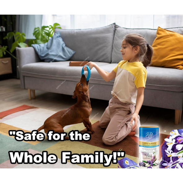 Swish Super Bliss Fresh Carpet and Room Freshener Powder, Lavender and Vanilla, 500GM