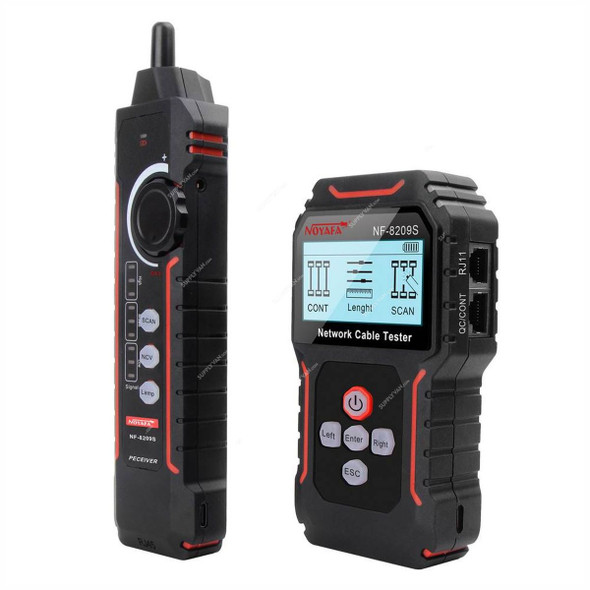 Noyafa Cable Tester Wire Tracer Set, NF-8209S, 70-1000V, 2.5-500 Mtrs Measuring Range