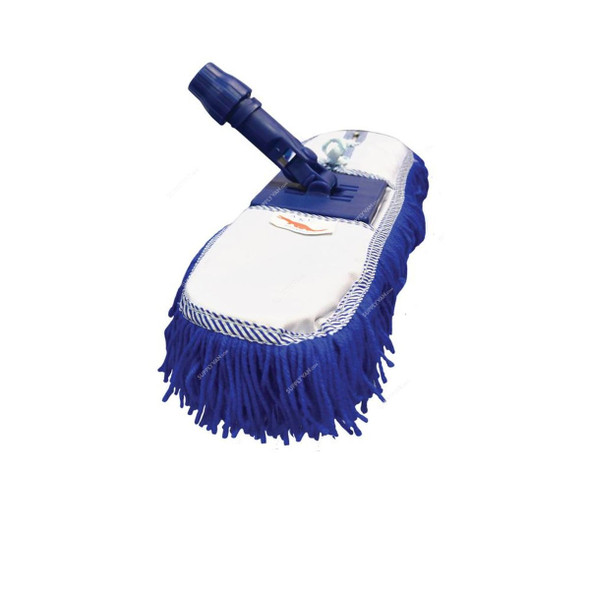 Akc Dust Control Mop With 130CM Aluminium Handle, DC04B-BH07, 60CM, Blue