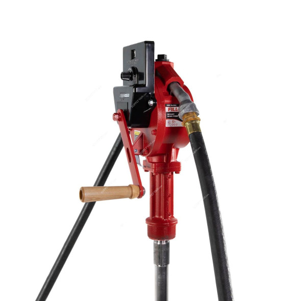 Fill-Rite Rotary Hand-Operated Fuel Transfer Pump, FR112CL, Aluminium, 38 Ltrs/100 Revs Flow Rate
