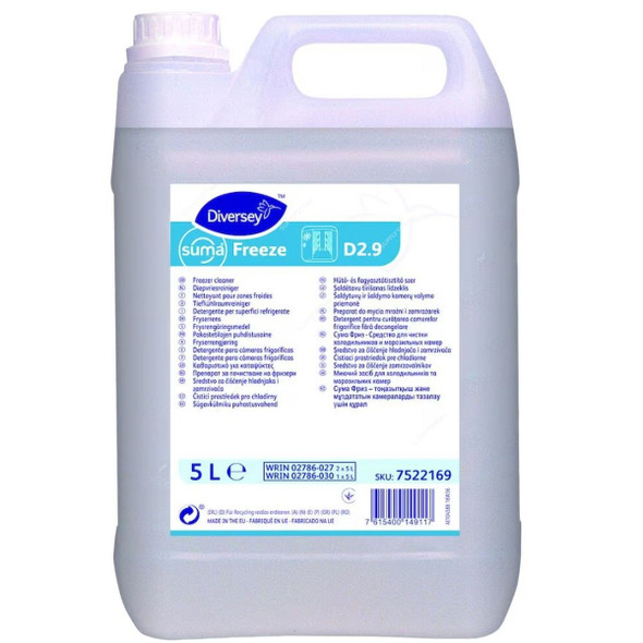 Diversey Suma Freeze D2.9 Freezer Cleaner, 7522169, 5 Ltrs
