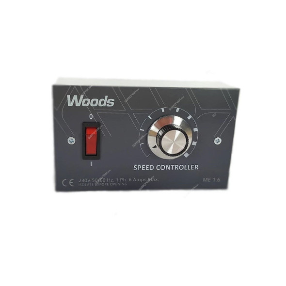 Flakt Woods ME1.6 Fan Speed Controller, EA901159, 230V, 1 Phase, 6A
