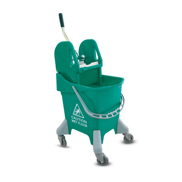 Akc Mop Bucket With Deluxe Wringer, BT10G, Plastic, 25 Ltrs, Green Akc Mop Bucket With Deluxe Wringer, BT10G, Plastic, 25 Ltrs, Green