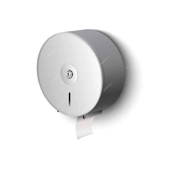 Akc T-Tork Tissue Paper Dispenser, TD09, Stainless Steel, Silver