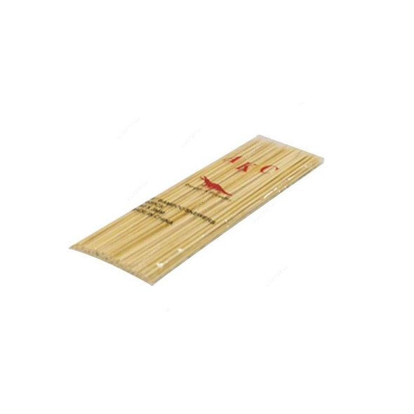 Akc Bamboo Skewers, BS03, 3MM Width x 10 Inch Length, 100 Pcs/Pack