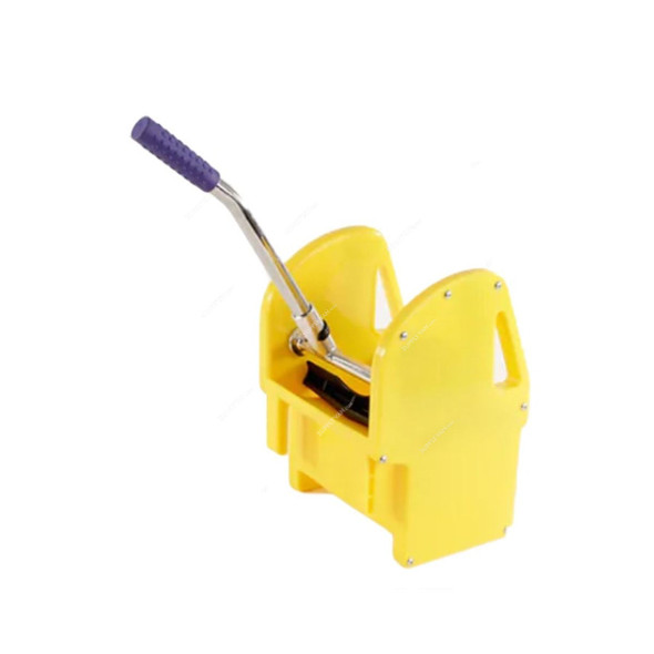 Akc Heavy Duty Mop Down Press Wringer, BW03Y, Plastic, Yellow